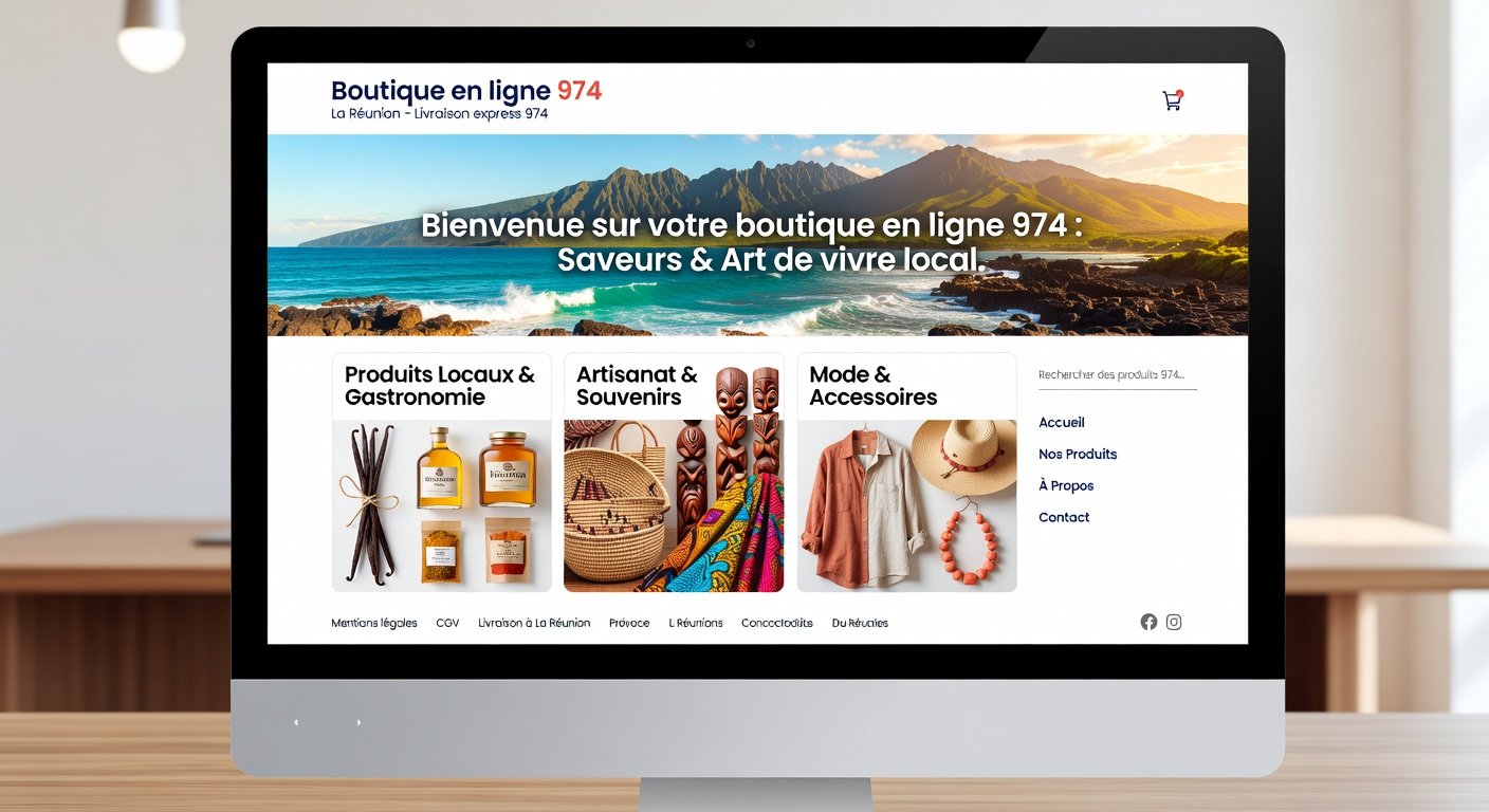 Créer un site e-commerce à La Réunion - boutique en ligne 974